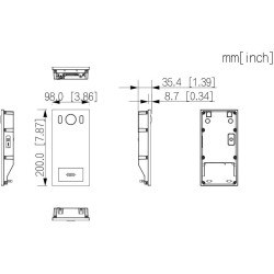 Panel bramowy DAHUA VTO6222E-P
