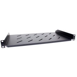 Półka rackowa uniwersalna Getfort 19 cali 1U 170mm Czarna