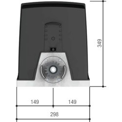 Zestaw CAME BXL ECO TOP do 400kg bram przesuwnych