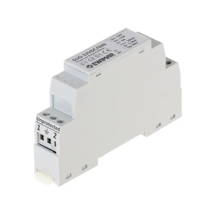 Ogranicznik przepięć 12V DC na szynę DIN EWIMAR SUG-12VDC/DIN