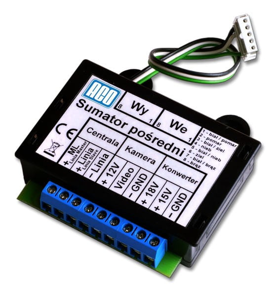 Aco CDNVSp - Sumator pośredni do systemu cdnv Aco CDNVSp - Sumator pośredni do systemu cdnv