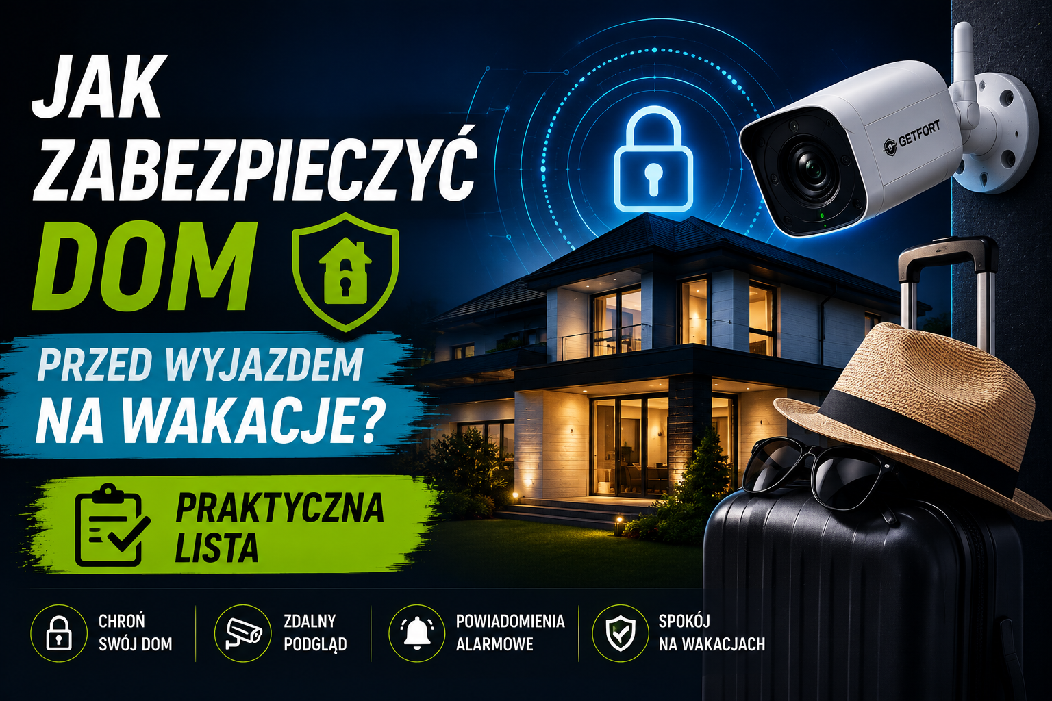 Jak zabezpieczyć dom przed wyjazdem na wakacje? Praktyczna lista
