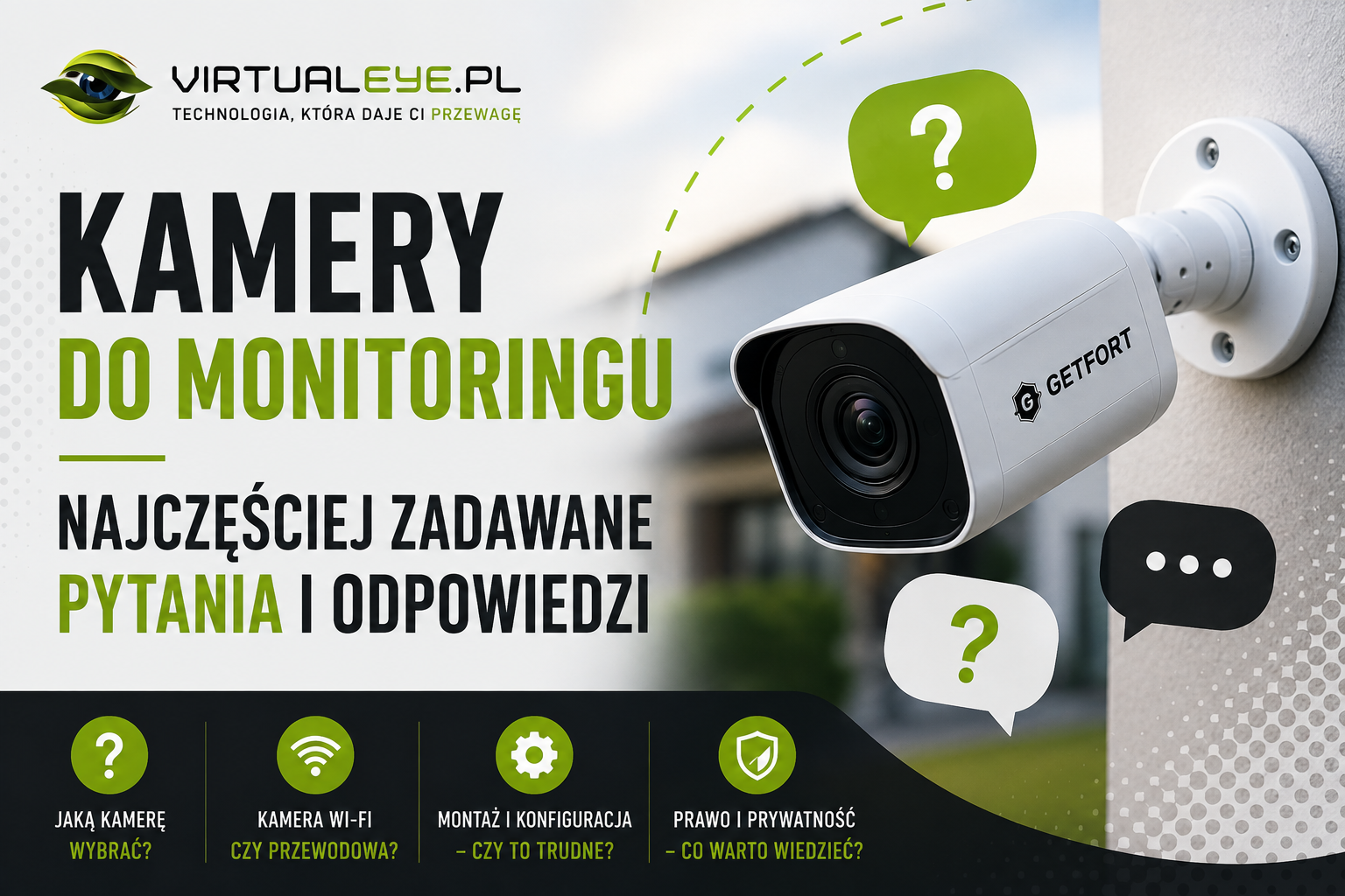 Kamery do monitoringu - najczęściej zadawane pytania i odpowiedzi