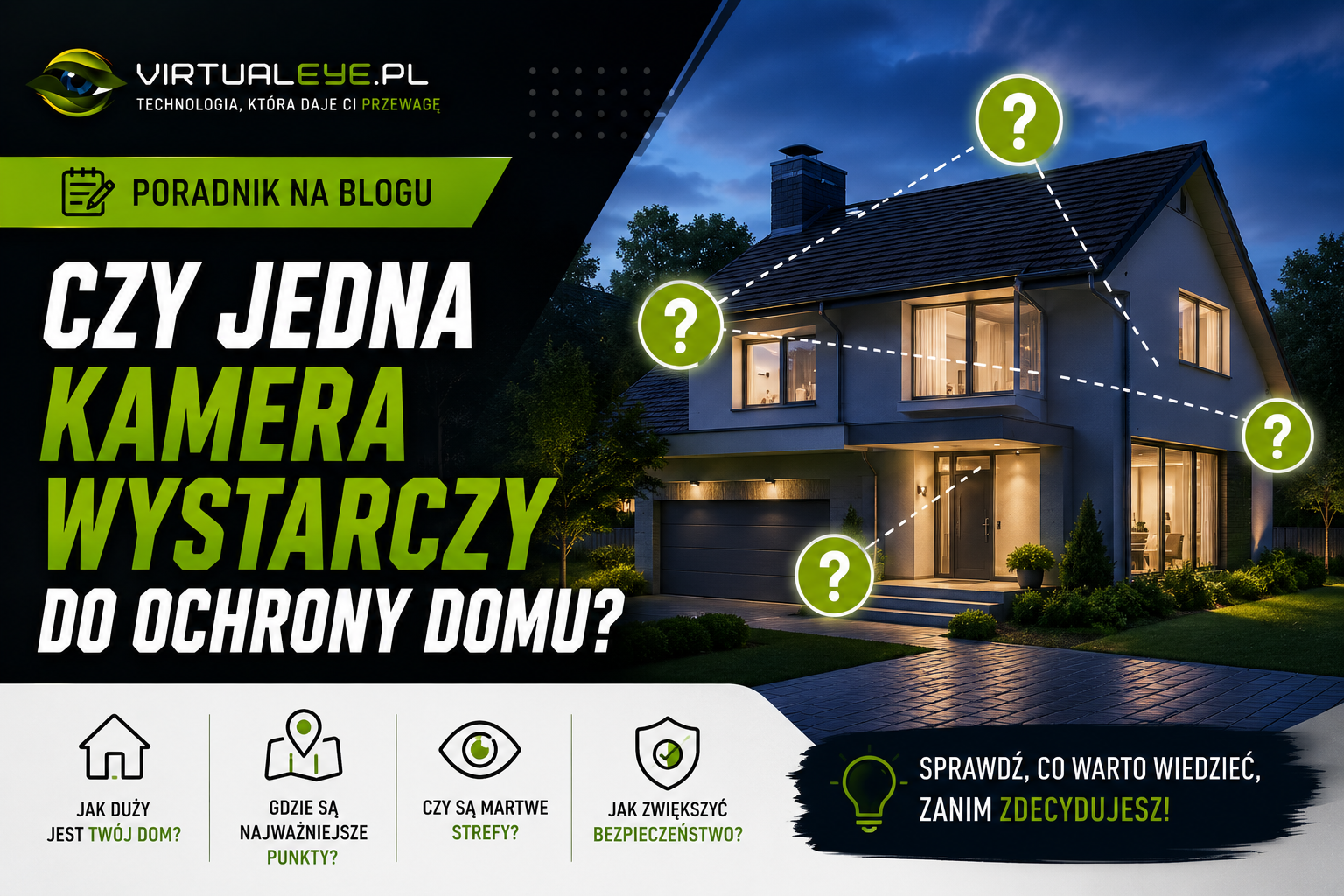 Czy jedna kamera wystarczy do ochrony domu?